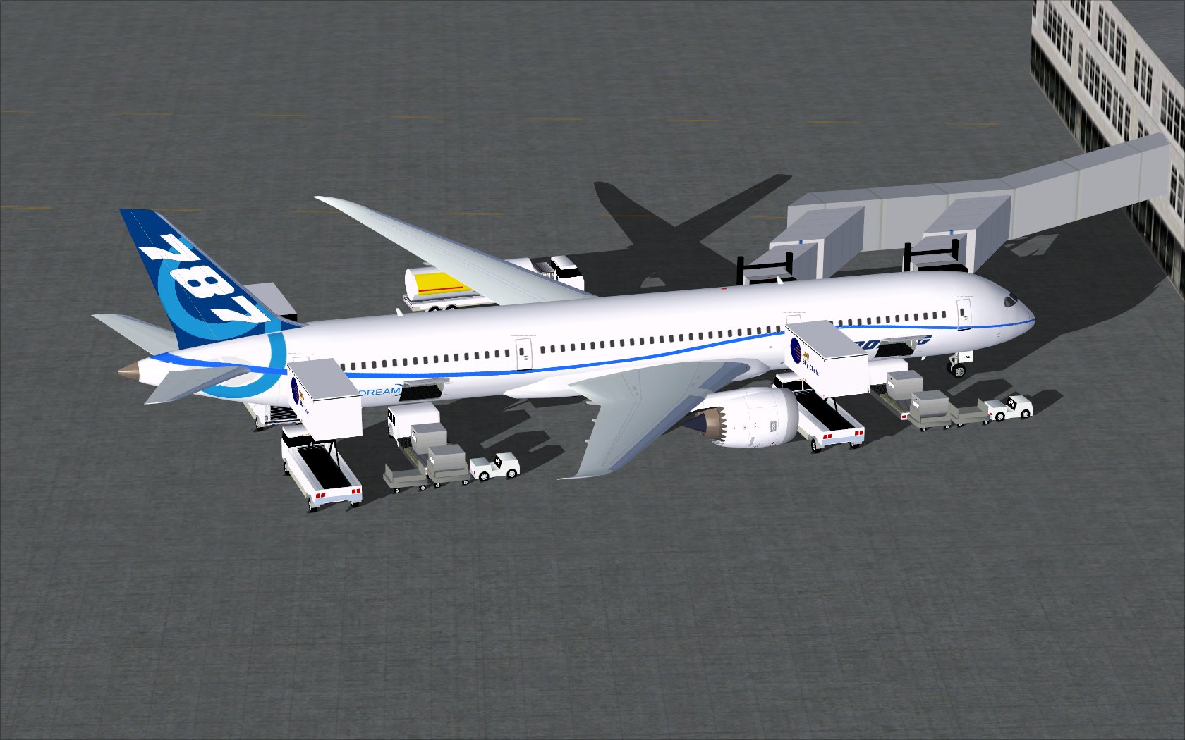 Fs2004 Boeing Flight Test Airplane 787-9 V2 — 1