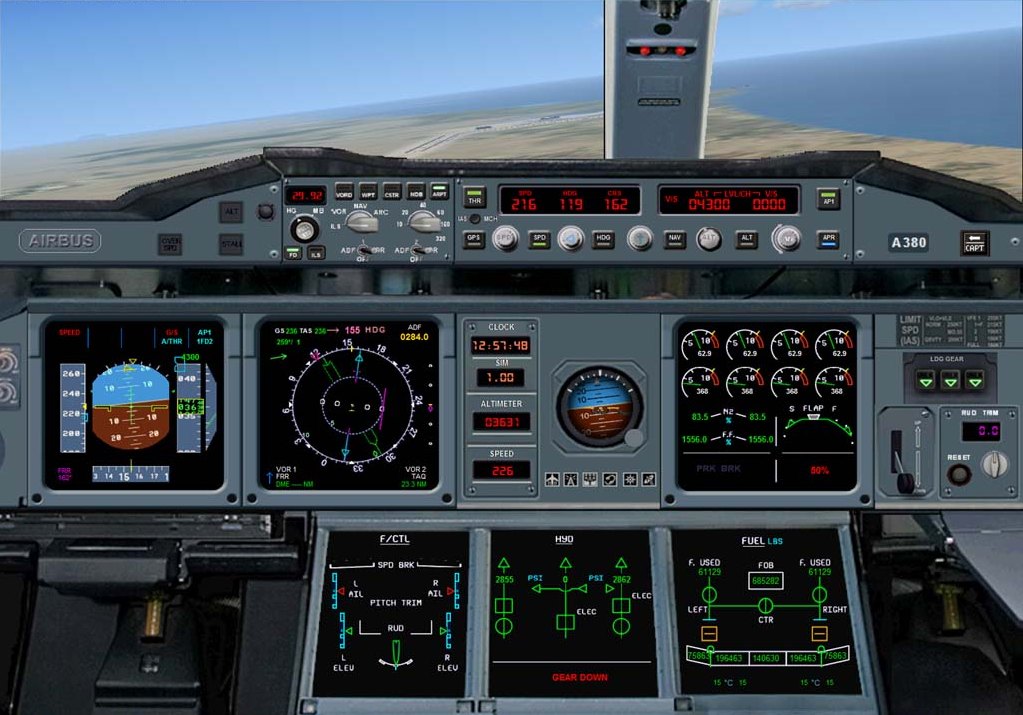 Fs2004/Fsx Airbus A380-Flying Hospital