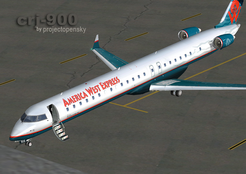 Posky Bombardier Crj900 For Microsoft Flight Simulator X