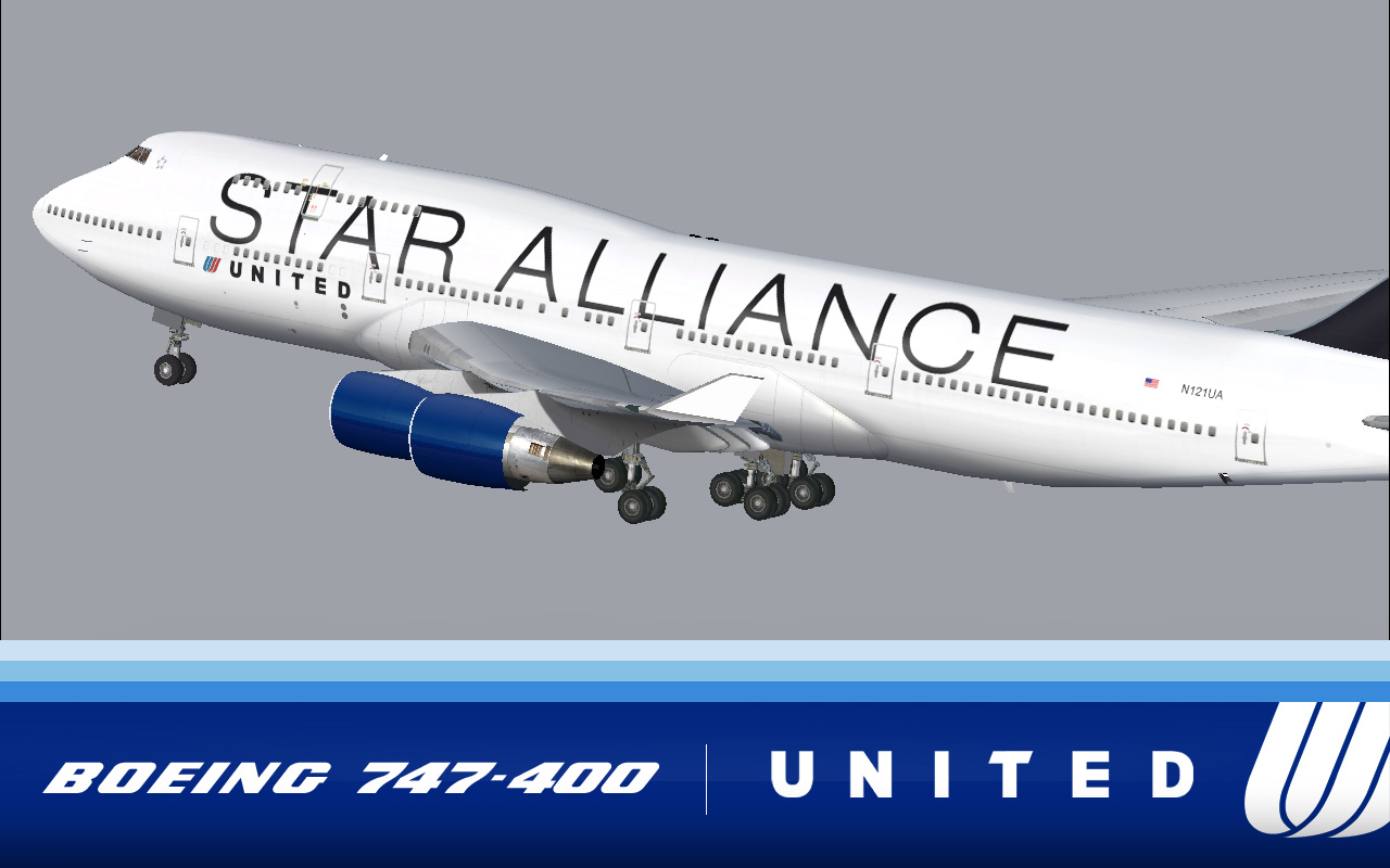 United Star Alliance Project Opensky Boeing 747-400 Passenger V4 — 1
