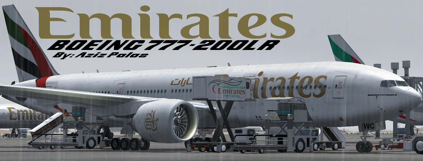 Fsx/Fs2004 Emirates B777-21H/Lr — 1
