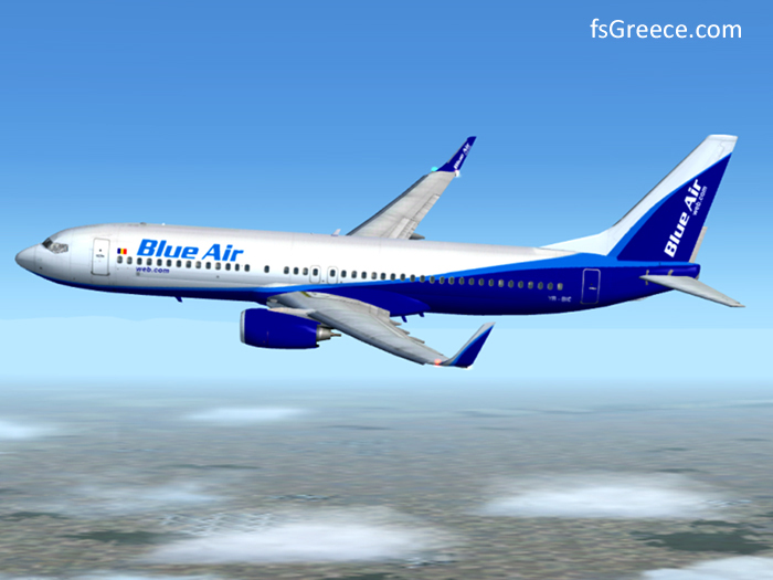Fs2004 - Project Opensky Boeing 737-800Wl Blue Air (Yr-Bic) — 1