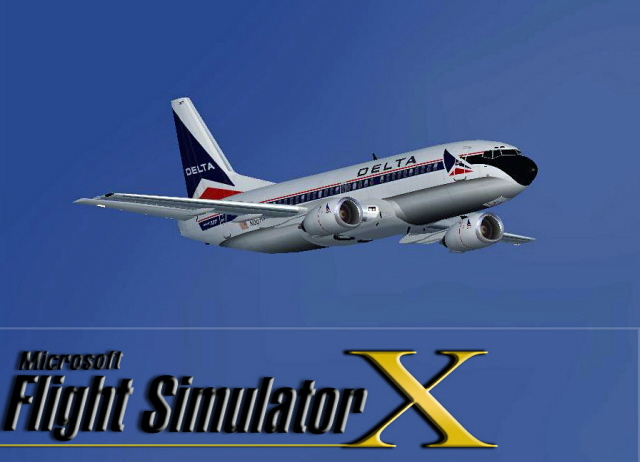 Fsx Splash Screens Delta 727 & Delta 737-300 Old Colors — 1