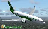 Fs2004 B737Ng-800 Bouraq Indonesia Reg — 1