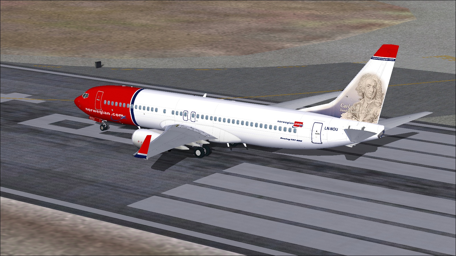 Norwegian Air Shuttle Boeing 737-8Fz - Ln-Nou — 1