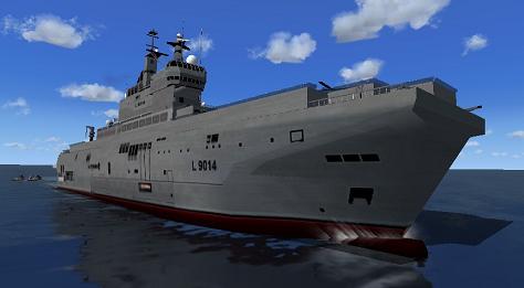 Fsx Panel And Cameras French Navy Carriers Mistral And Tonnerre