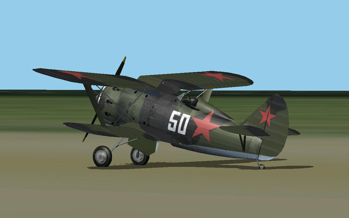 Fs2004/Fsx Polikarpov I-153V2 Warbird Bipe The Ultimate Development Of The Polikarpov Figh — 1