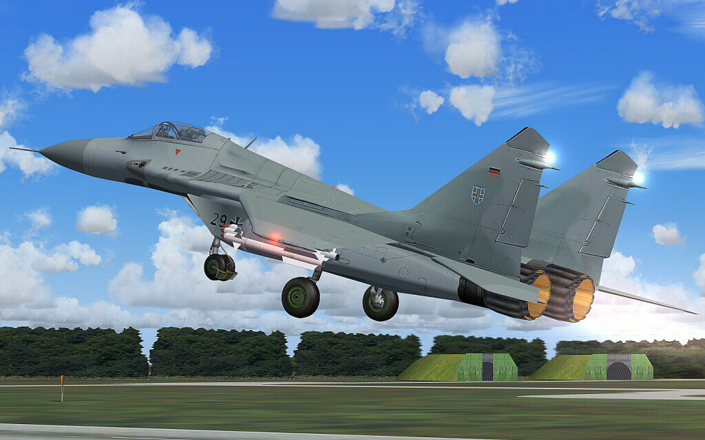 Mikoyan Mig-29, Codename Fulcrum, Russia Airforce, For Fsx — 1
