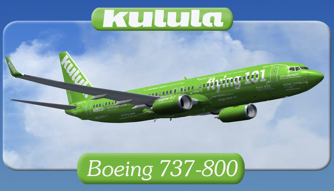 Boeing 737-800 Kulula Flying 101 — 1