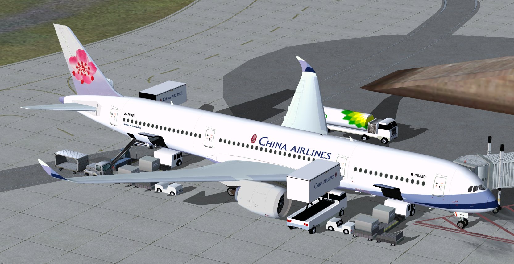 Fsx China Airlines Airbus A350-900 Xwb V2 — 1
