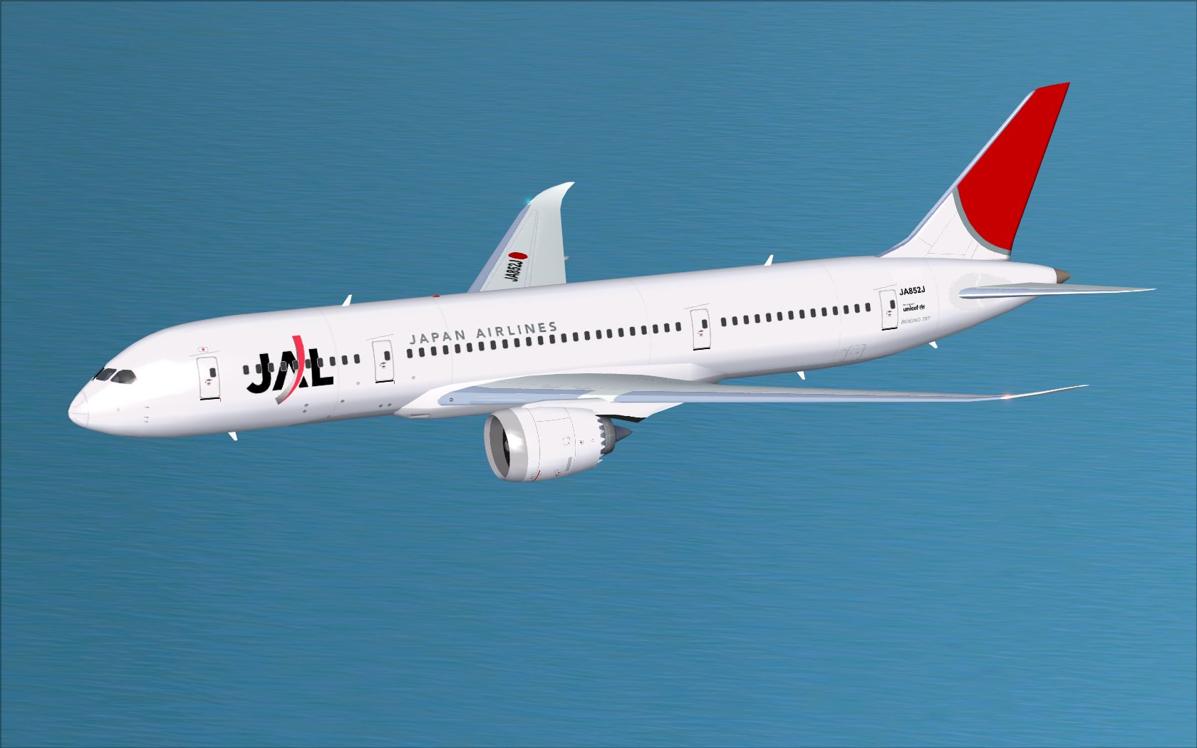Fsx Japan Airlines Ja852J Boeing 787-8 V2 — 1