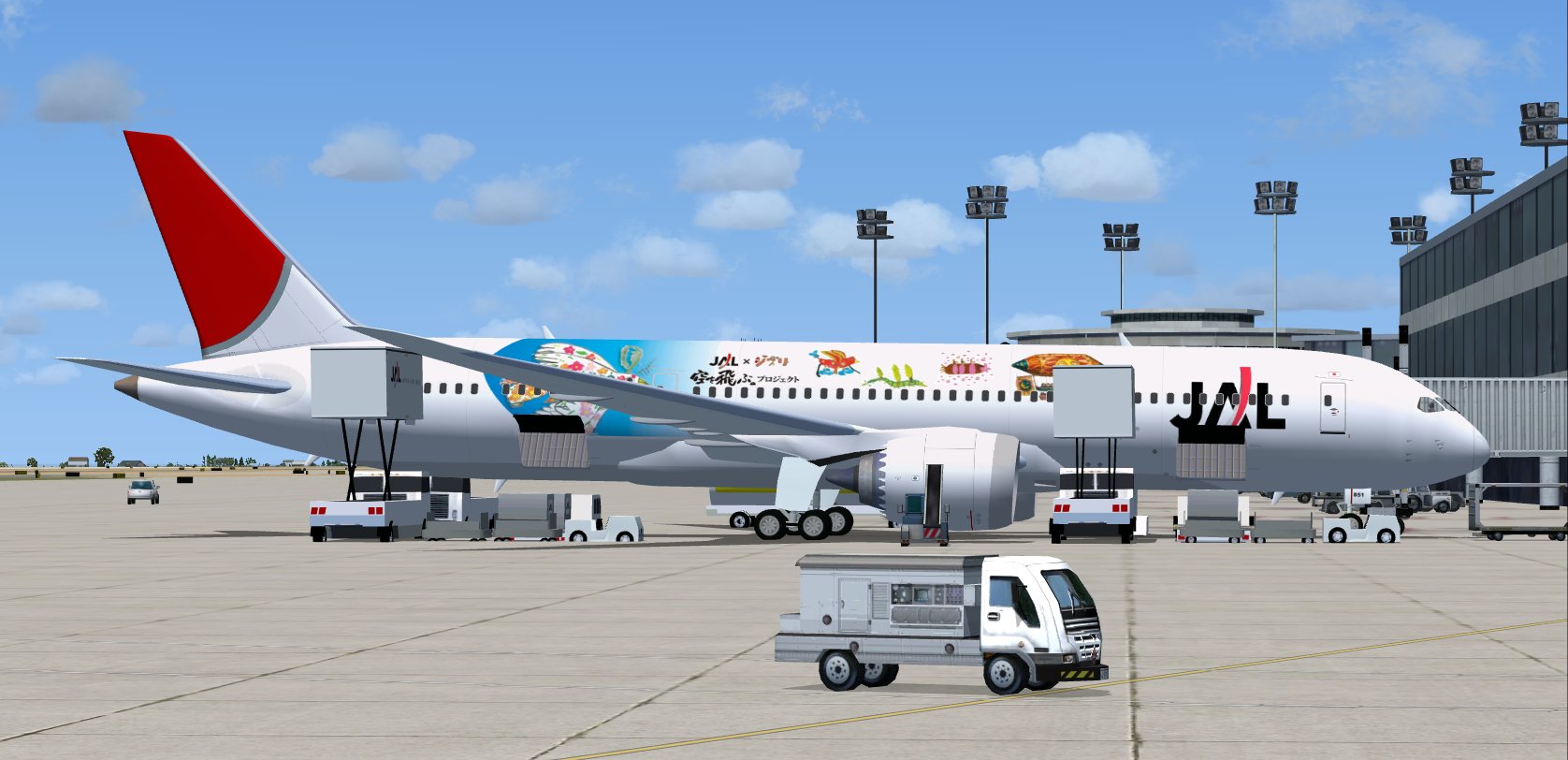Fsx Japan Airlines Ja851J Boeing 787-8 V2 — 1