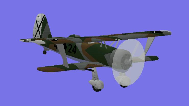 Cfs Henschel Hs123 - Nationalist Air Force — 1