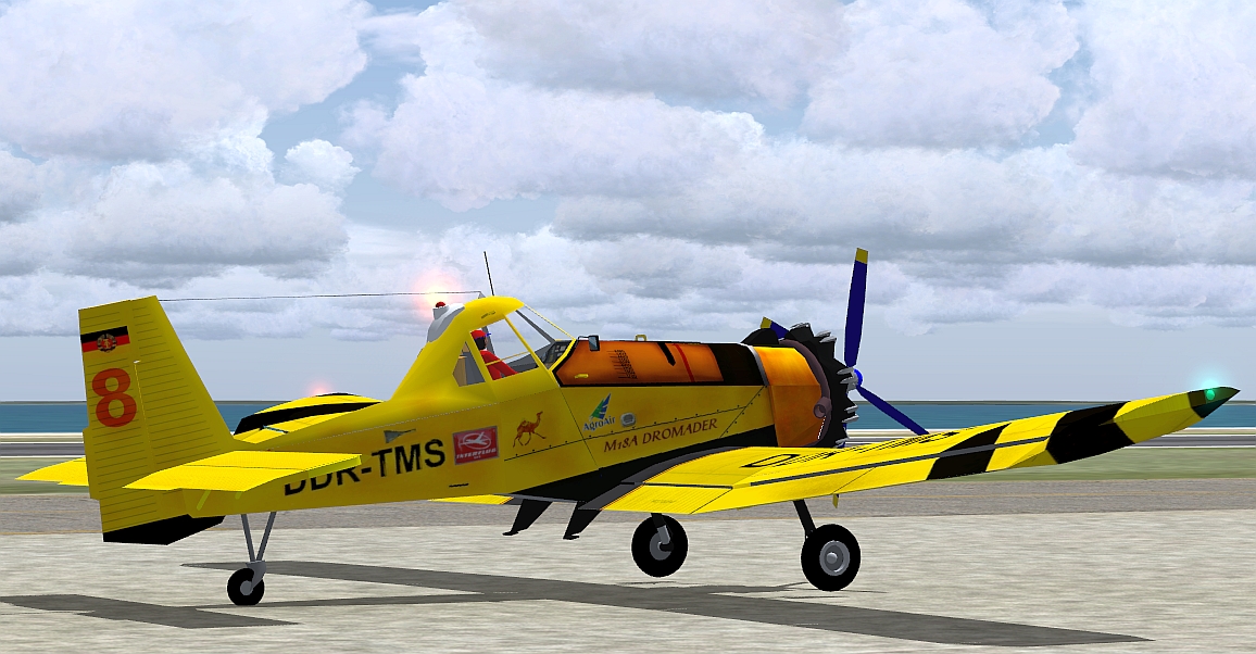 Fs2004 Pzl M-18A Dromader Ddr-Tms Interflug Tis Is A Complete Aircraft — 1