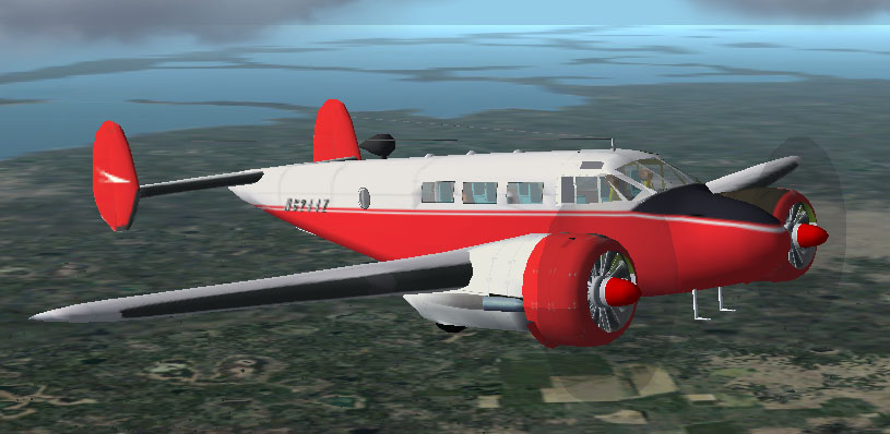 Fs2002/2004 Beechcraft C45F Expediter Executive Transport — 1