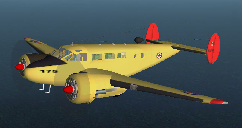 Fs2002/2004 Beechcraft C45F Expediter Royal Canadian Air Force/Private — 1