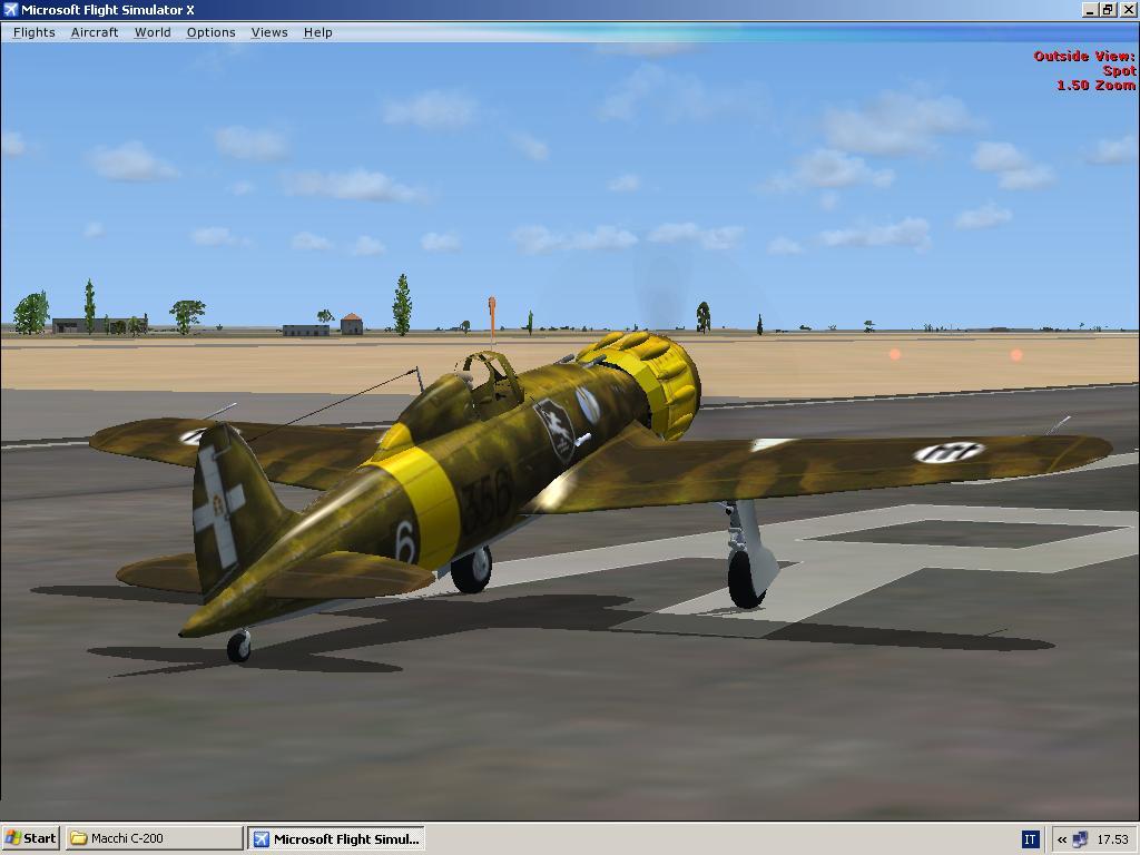 Fs2004/Fsx Macchi C-200 Saetta — 1