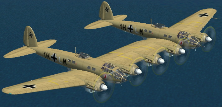 Fs2002/Fs2004 Heinkel He-111Z Zwilling
