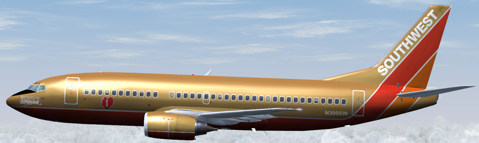 Vistaliners B737-300 Southwest N300Sw — 1