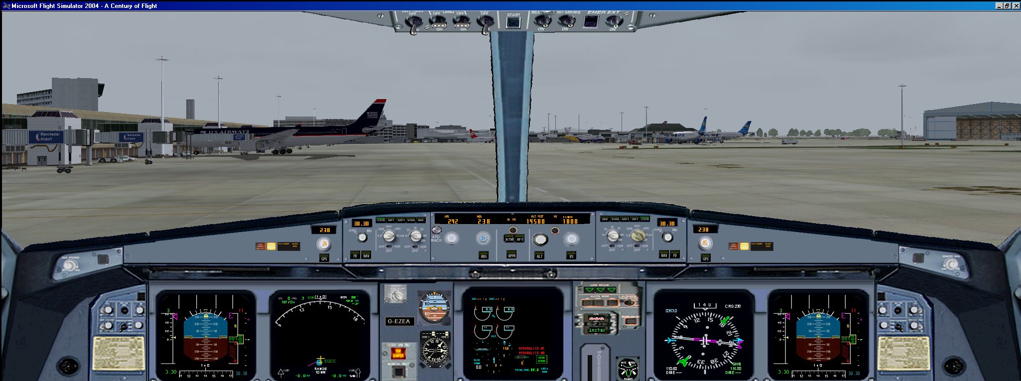 Fs2004/Fsx Airbus A319/320 Panel