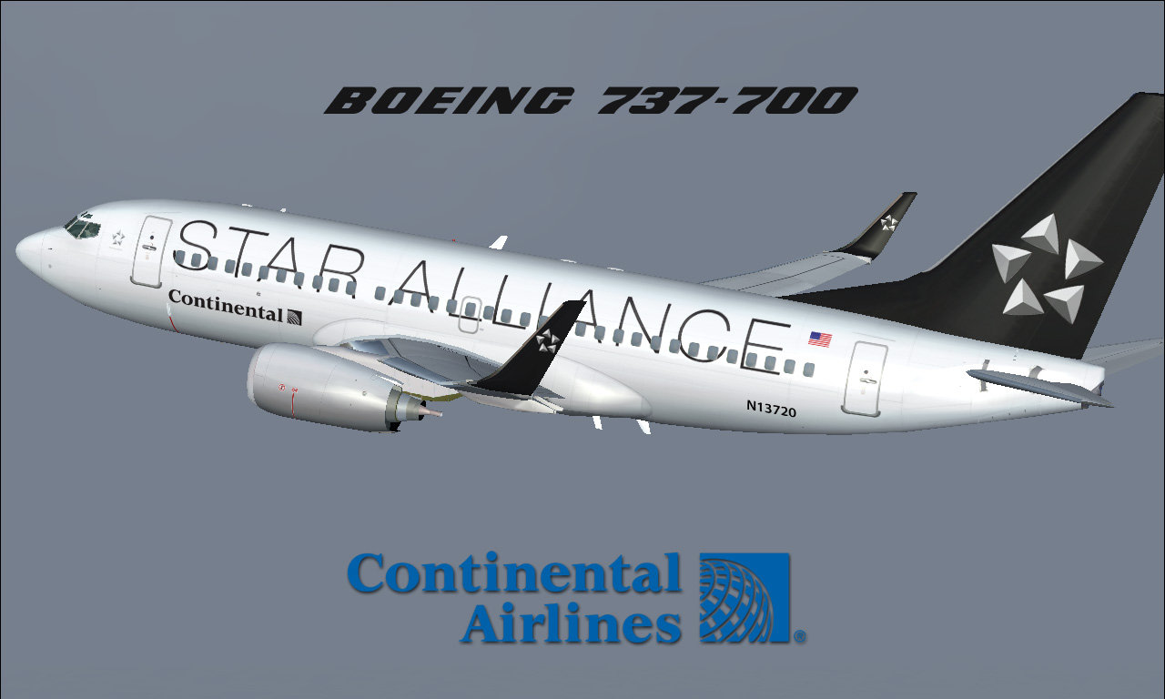 B737-700 Continental Wl — 1