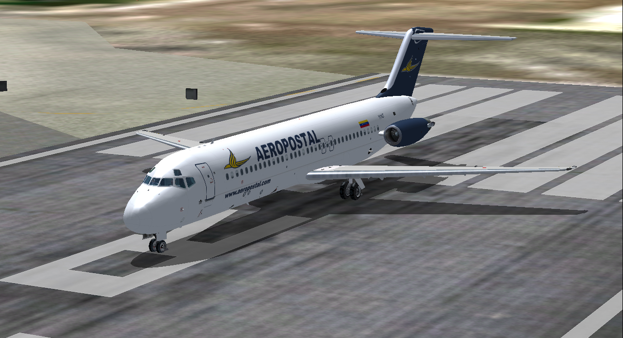 Fs2004 Douglas Dc9-30 Aeropostal — 1