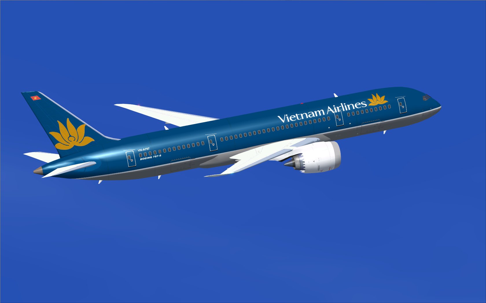 Fs2004 Vietnam Airlines Boeing 787-8 V2 — 1