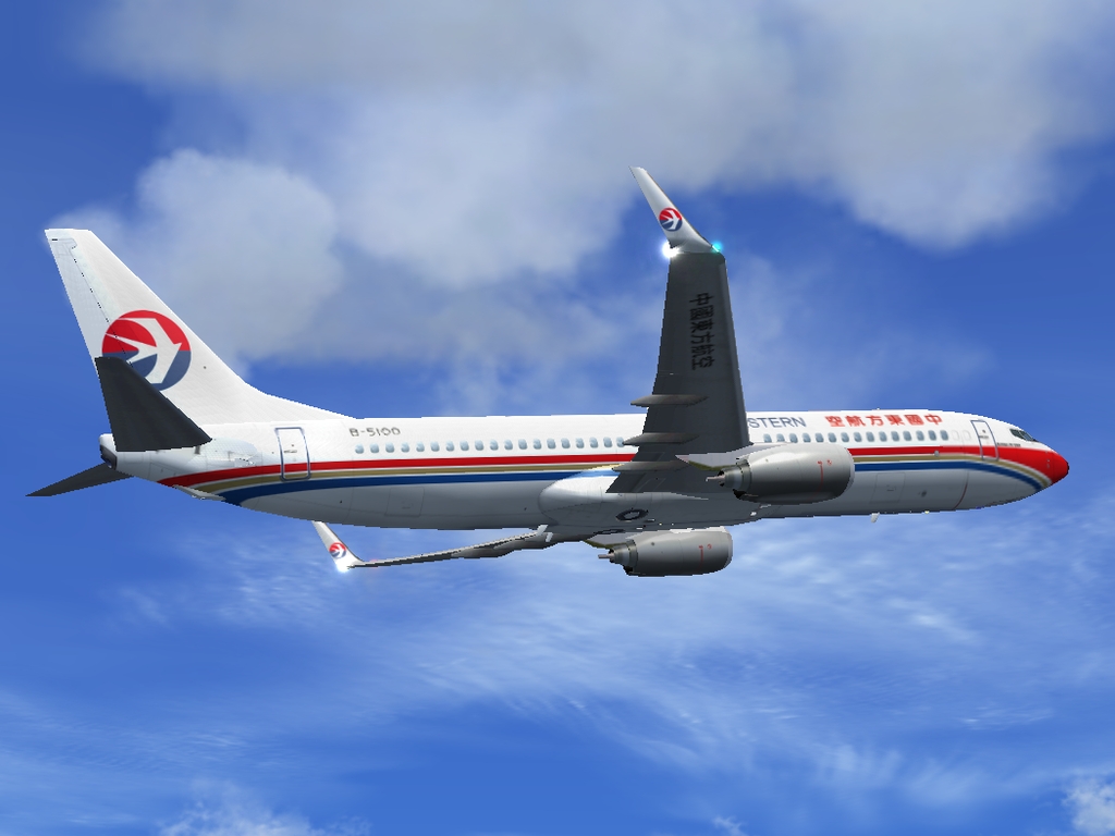 Project Opensky B737-800Wl Fsx China Eastern B-5100 — 1