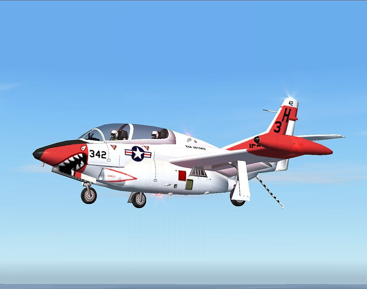 Fs2002/Fs2004 Rockwell T-2C Buckeye
