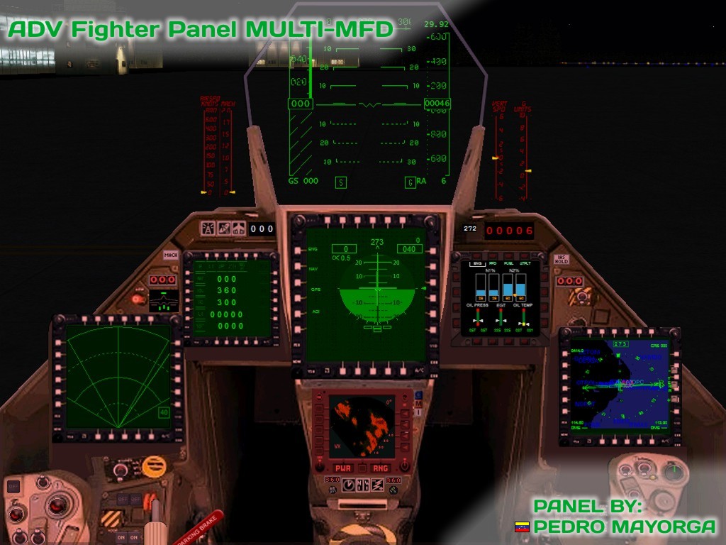 Advanced Fighter Panel For Fs2004 — 1