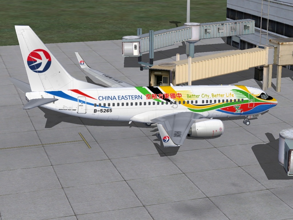 B737-700 China Eastern B-5265 Eyes Of The Expo — 1