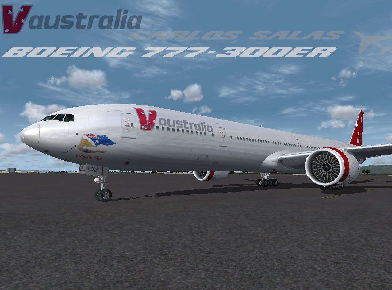 B777-300Er V Autralia Vh-Voz — 1