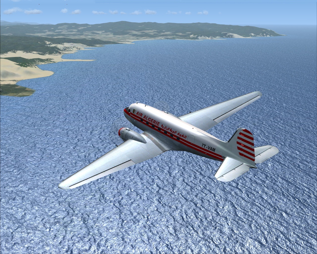 Fs2004 Air Algerie Douglas Dc3 — 1
