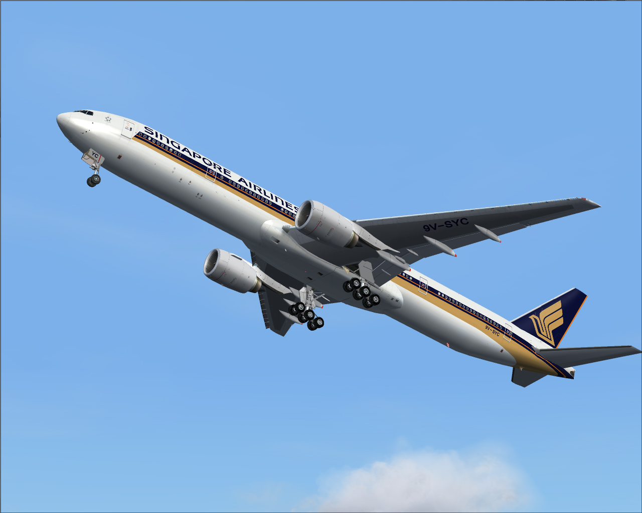Singapore Airlines 777-312 Boeing 777-300 — 1