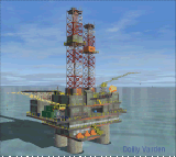 Ak Oilrigs Comprises 13 Oilrigs In The Cook Inlet, Alaska