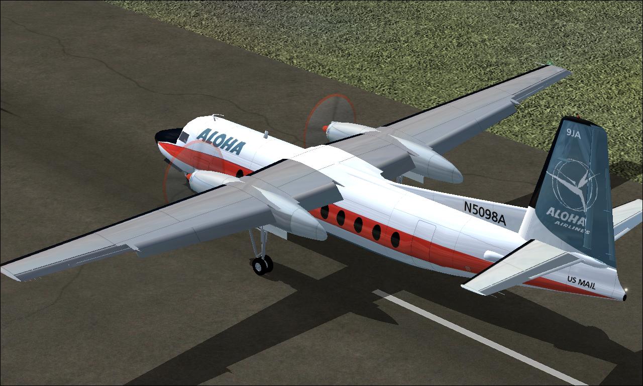 Fokker F27 Mk 200 (Stone) Aloha Airlines — 1