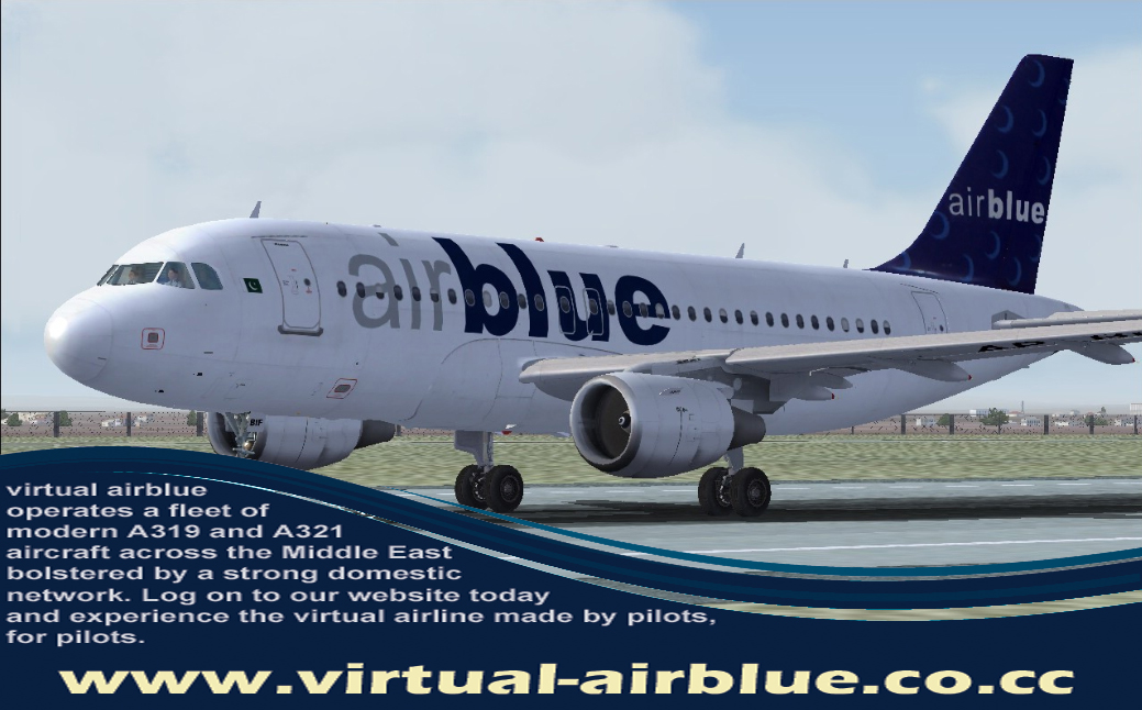 Project Airbus Airbus A319 Blue Virtual — 1