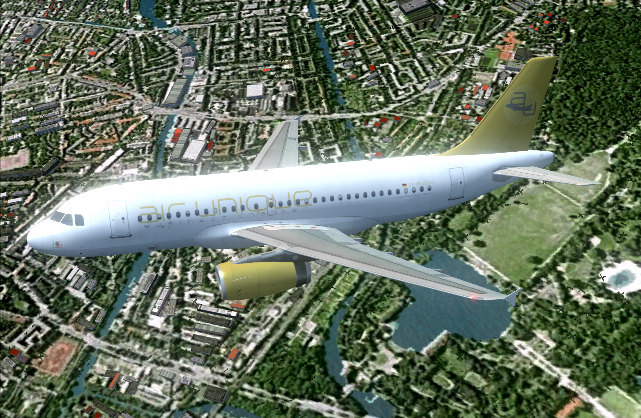 Air Unique Virtual Airline Airbus A319-132 — 1