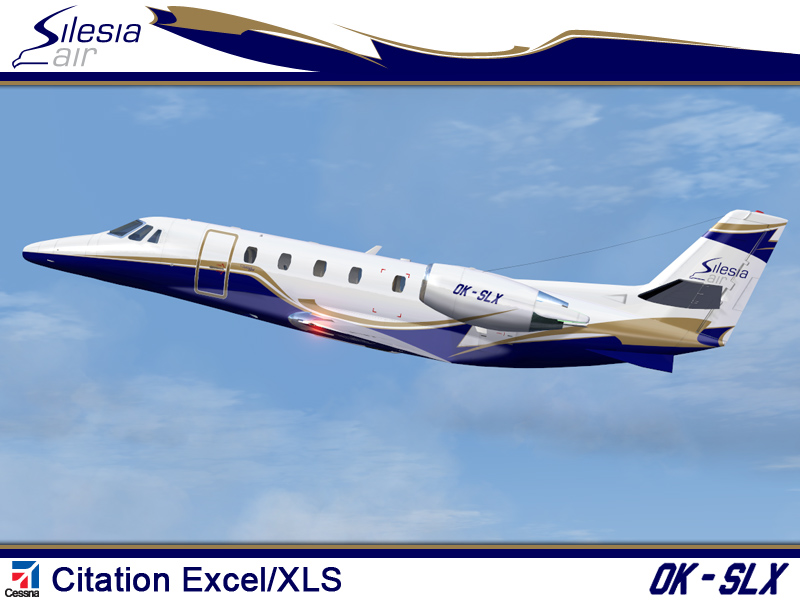 Fs2004 Aryus Works Cessna Citation Excel Silesia Air — 1