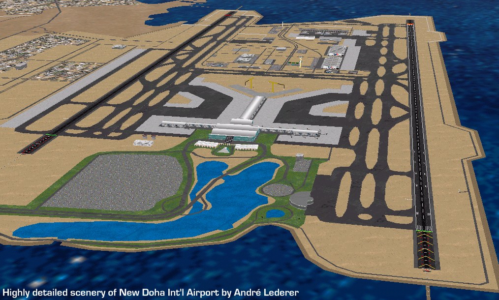 Fs98 New Doha Intl Airport + Qatar — 1