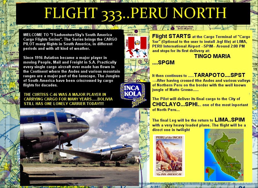 Fsx Peru Cargo Flights Adventure — 1
