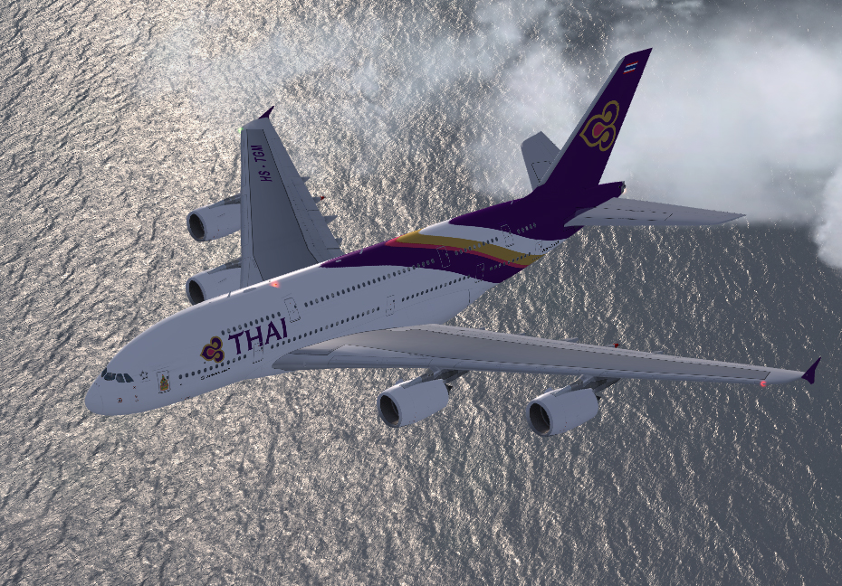 A380-800 Thai Airways International Hs-Tgm — 1