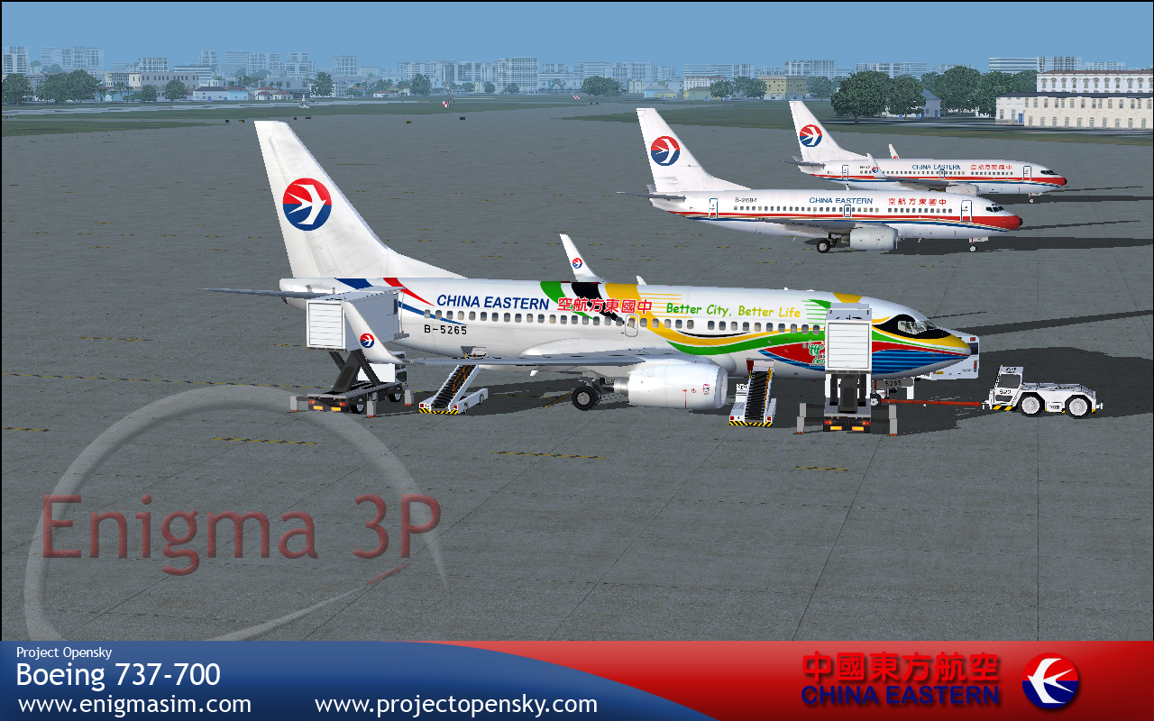 China Eastern Project Opensky Boeing 737-700 — 1