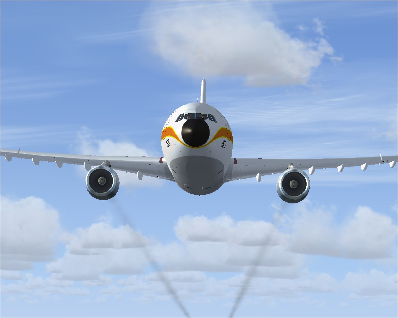 Fsx Airbus A300-B Smoke Effect — 1
