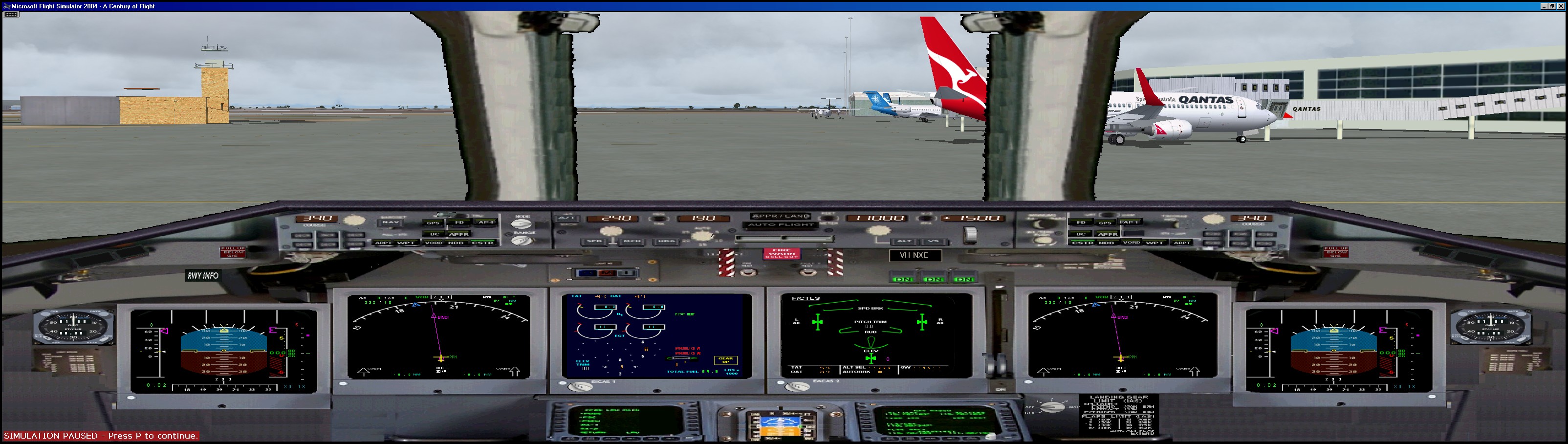 Fs2004 Boeing 717 Panel For Dual Monitors — 1