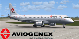 Embraer 190 Aviogenex Red — 1