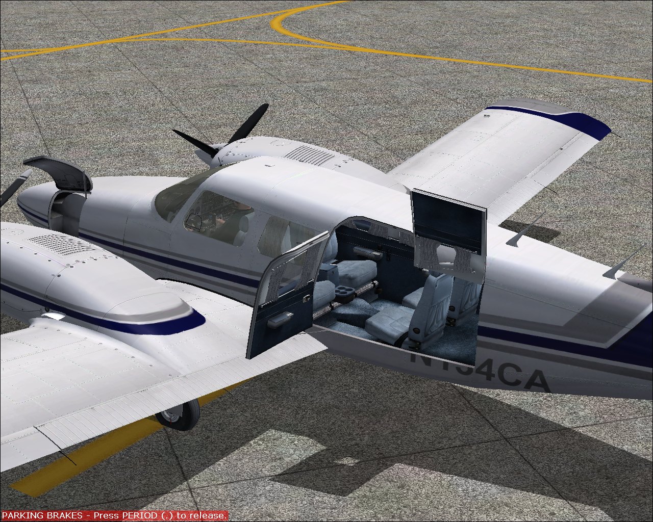 Fs2004 Piper Pa-34 Cape Air Repaint — 1