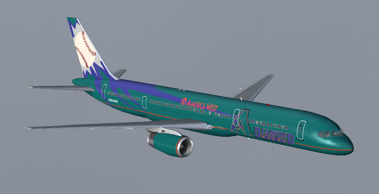 America West B757-200 Az Diamondbacks — 1