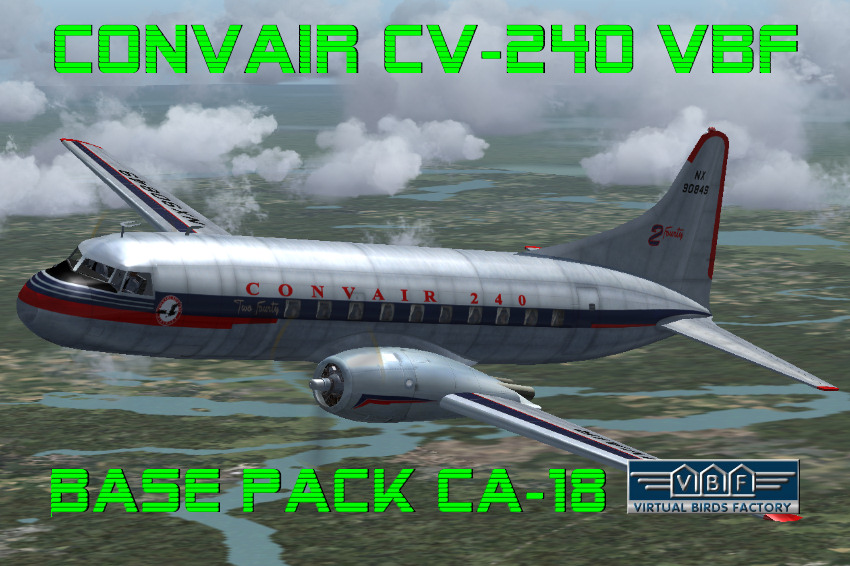 Fs2004 Convair Cv-240 Vbf Ca-18 Base Pack — 1
