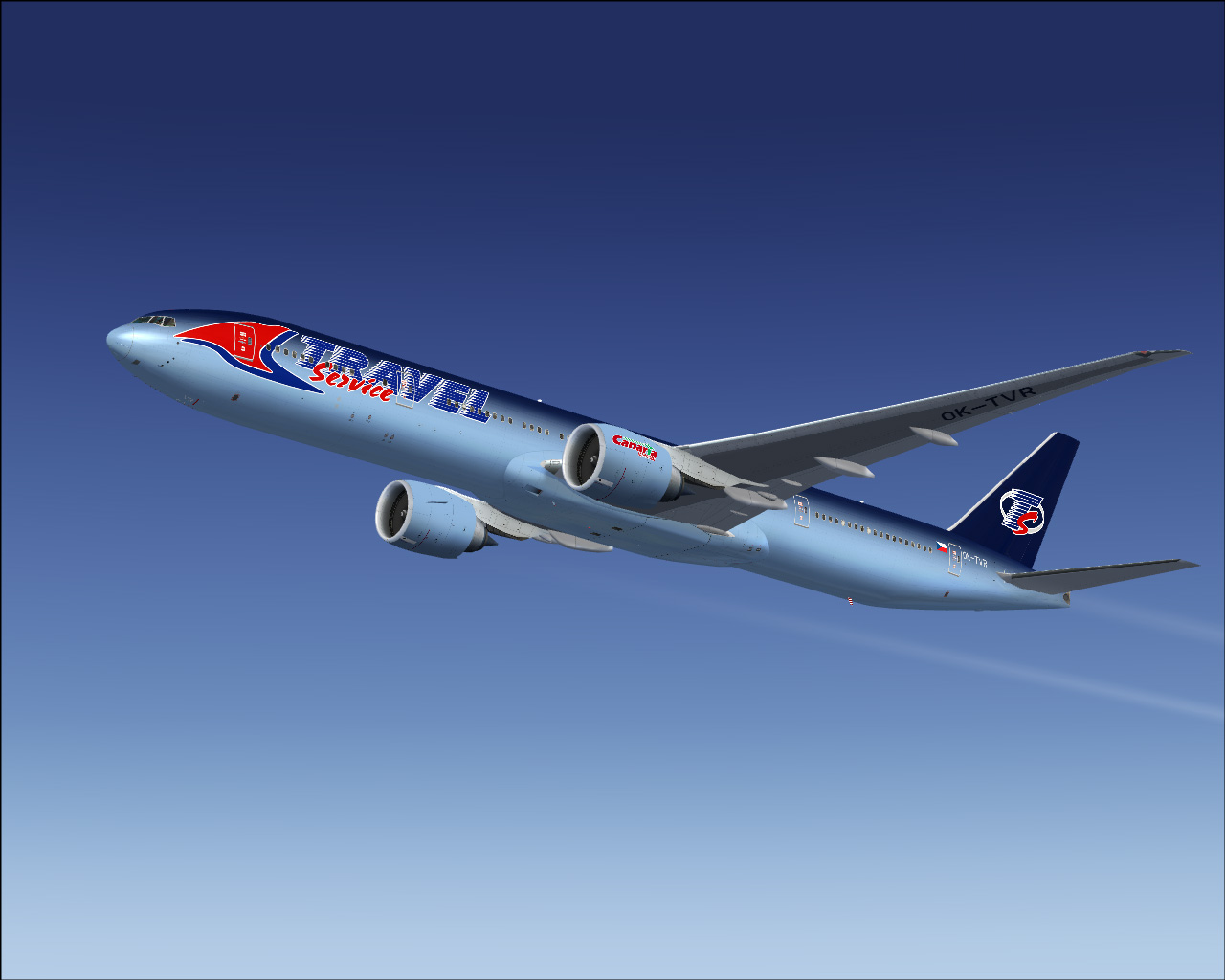 Travel Service Project Opensky Boeing 777-300 V2 — 1